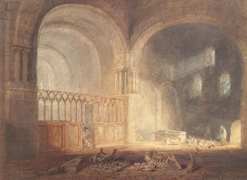 J.M.W. Turner Transept of Ewenny Priory France oil painting art